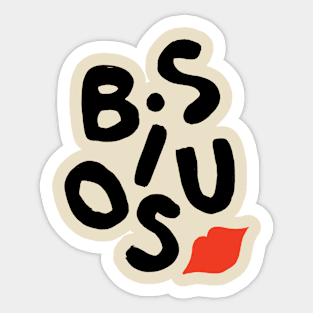 Bisous Sticker